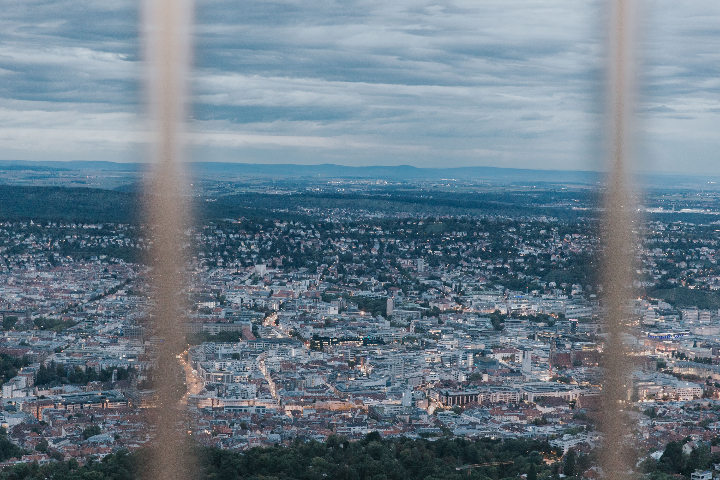 Ausblick vom Fernseherturm