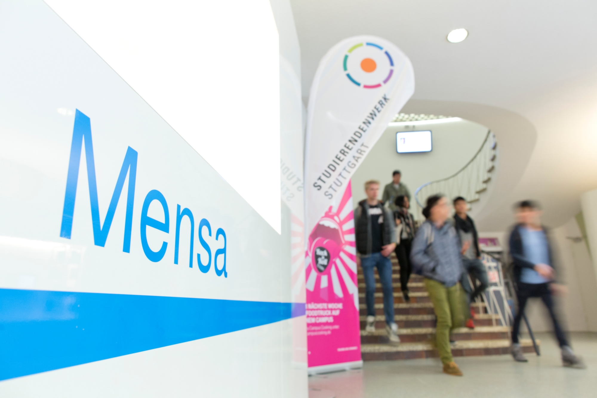 Entrance area of the Mensa Stadtmitte
