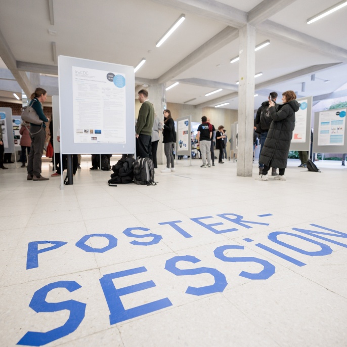 Exponate bei den Poster-Sessions