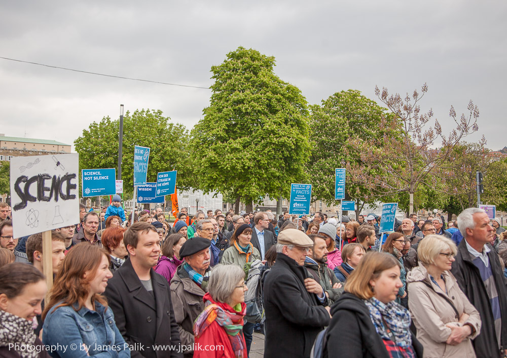 Der March for Science 2017 in Stuttgart.