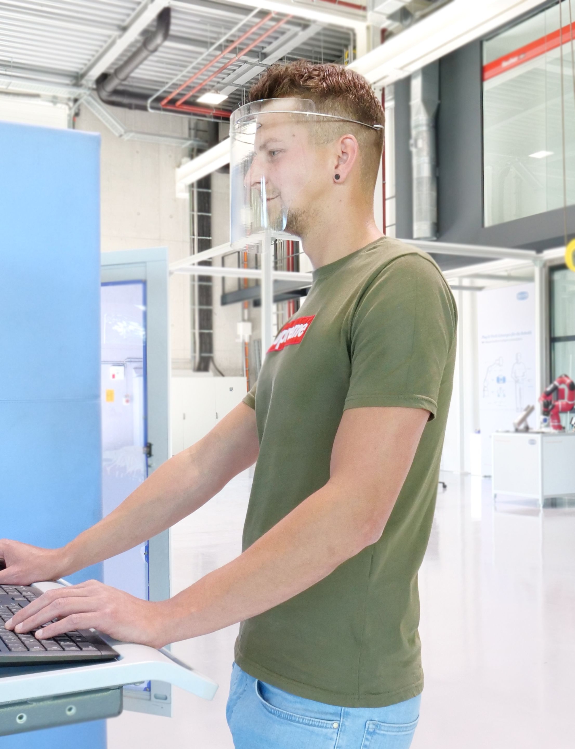 Faceshield-Produktion am Campus Schwarzwald