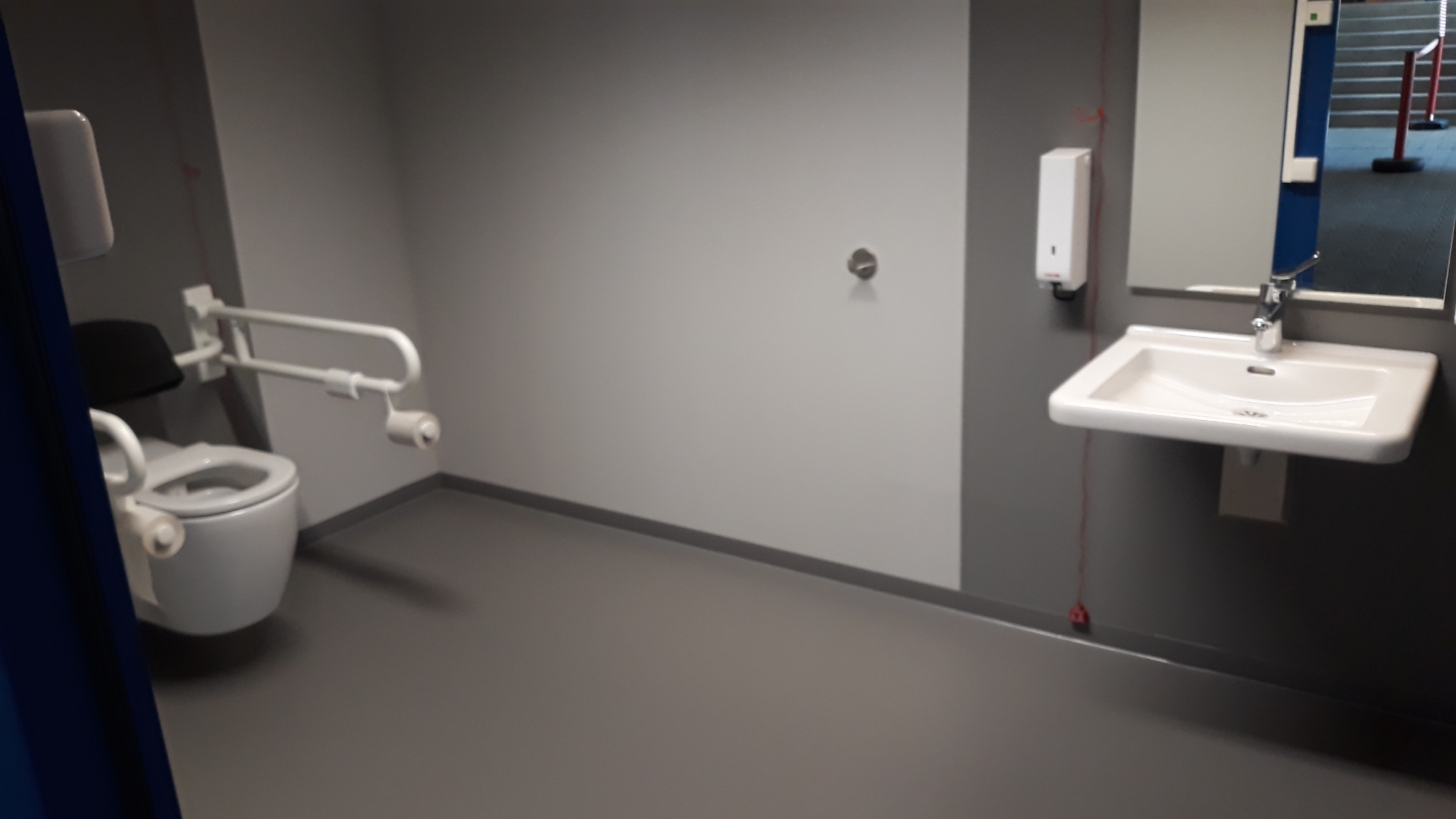 Pfaffenwaldring 57 barrierefreie Toilette