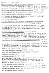 Programm des ersten Treffens Europischer Pflanzenvirologen 1980 in Stuttgart